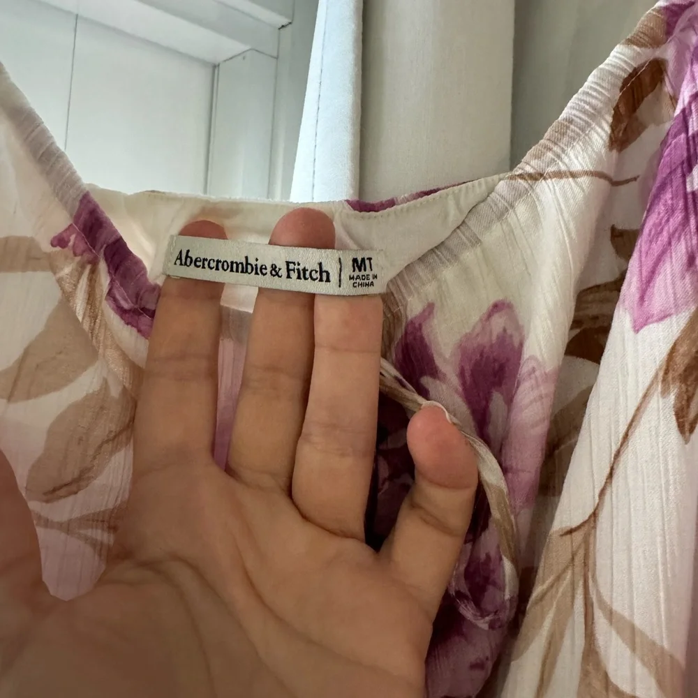 Abercrombie floral maxi dress
